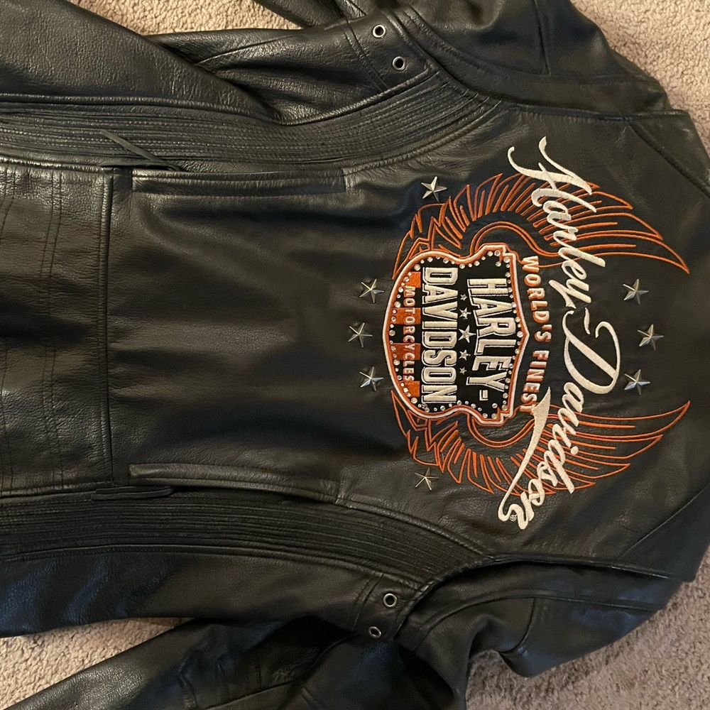Harley Davidson leather coat